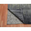 Tapis oriental carré en laine noué à la main 8 po x 8 po x 4 po à motif dégradé bleu-gris 37CCE3321B0D46FFBCBAA484CDCED665