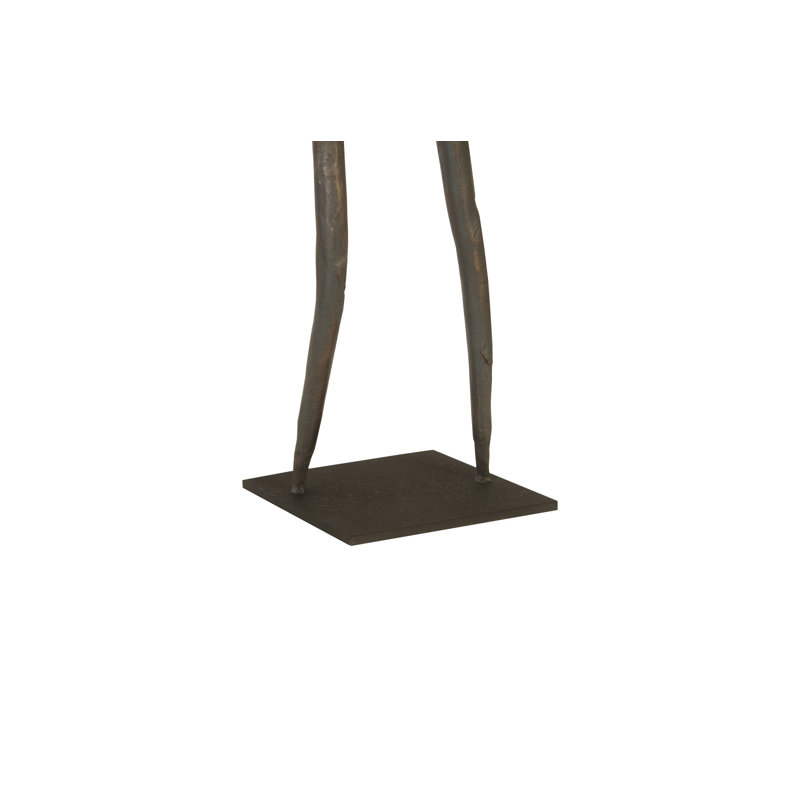 Figure Statue on Metal Base