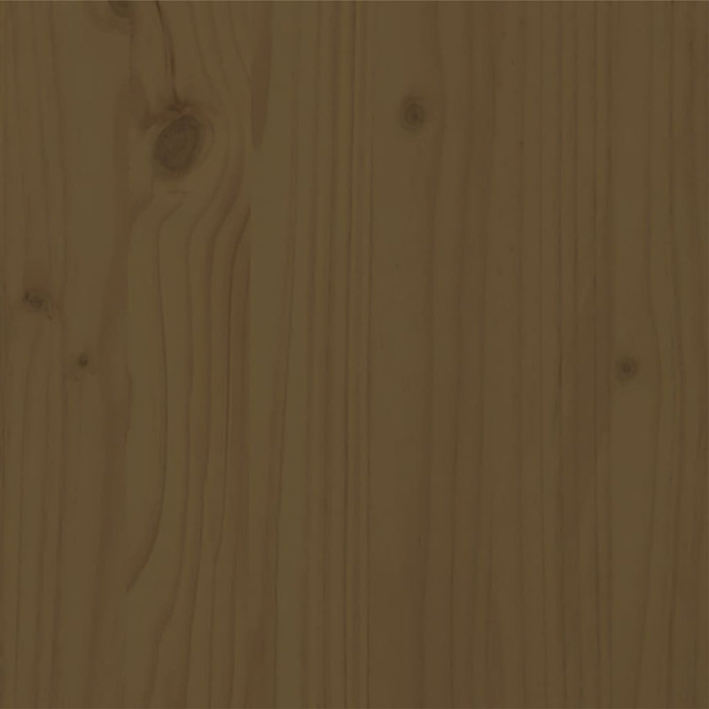 Nicklas Solid Wood Bed, Honey Brown, Super King (6')