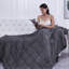 Jeté pour adultes adulte 48 x 72 gris foncé