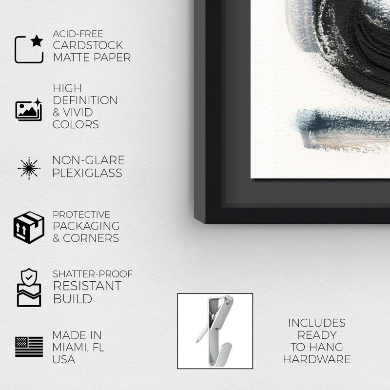 Around Abstract Shadowbox by Oliver Gal, 37.5" H x 25.5" W