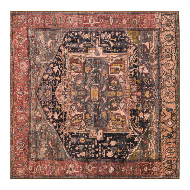 Oriental Indoor Rug, Square 5'3"