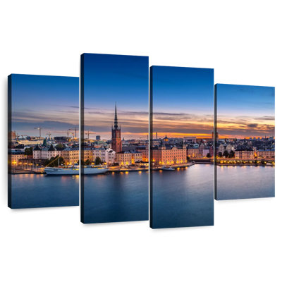 Nicci Stockholm, coucher de soleil sur l'horizon