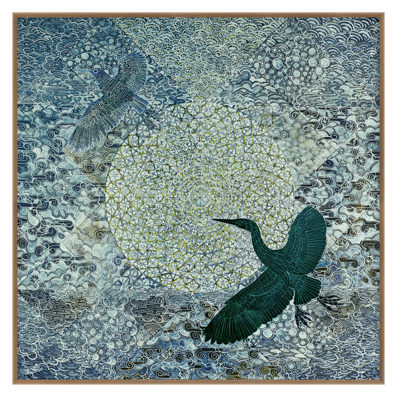 Hacia El Sol Print by Arreguin, Alfredo, 40" H x 40" W, Gold