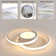 Audriauna 2-Light Dimmable Flush Mount Ceiling Light with Remote Control