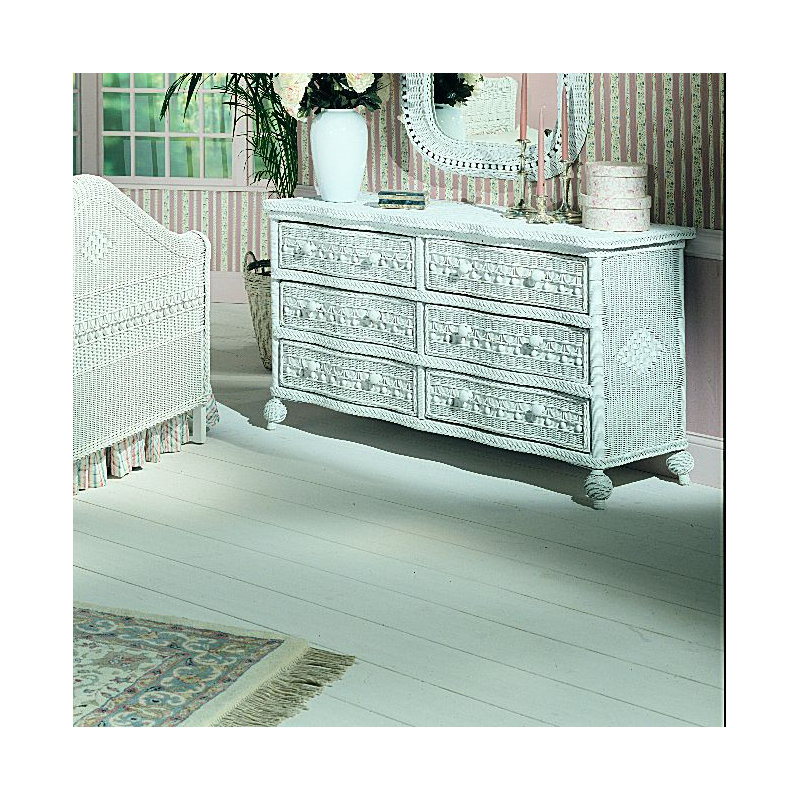 Commode double 6 tiroirs avec miroir Stonge