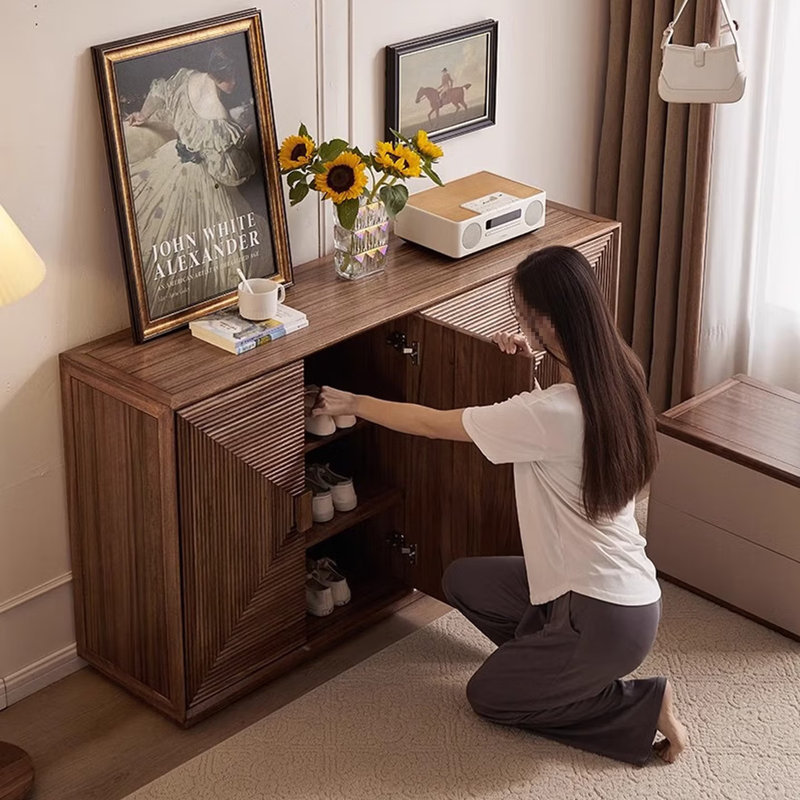 Grande armoire à chaussures de style américain