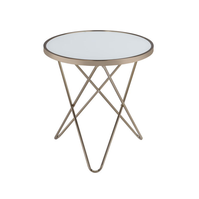 Ensemble de tables basses 2 pièces Giacob, Givré