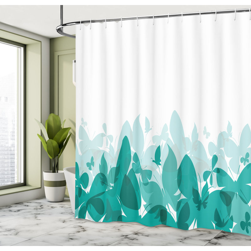 Shower Curtain with Hooks Included
