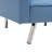 Mihail 76.4'' PU Leather Loveseat Sofa Blue