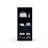 Mulberry Contemporary Modern Wardrobe Closet with Adjustable Shelves and Drawers in Midnight Blue-548005100