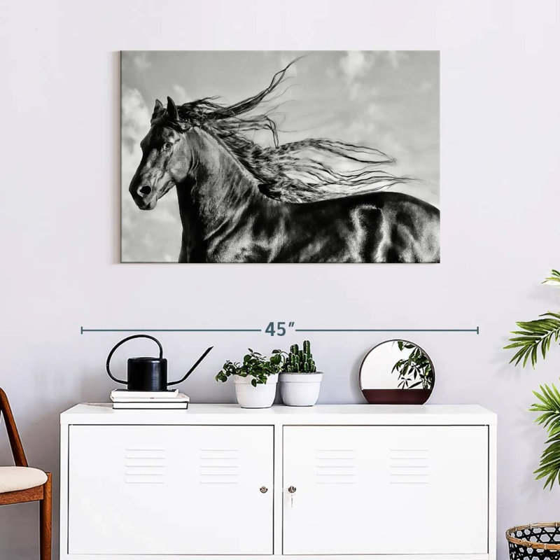 Wind Blown Mane III, 24" H x 36" W