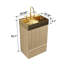 Meuble-lavabo autoportant en métal doré-258348412-258348413