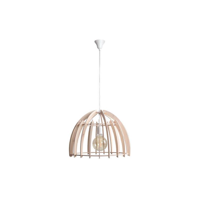 Froehlich 1 - Light Single Pendant, White, Beige