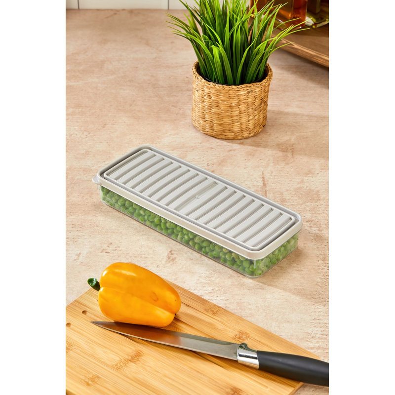 Versatile Storage Box Set (12 Pieces), Cream, 10.4 x 2.0 x 4.1 inches | 100% Durable Plastic, Dishwasher Safe | Perfect for Organizing Kitchen, Office, and Home Spaces, Space-Saving Design