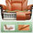 28.7" Deep Seat Office Chair With High Back,Foot Rest & Arms,Wide Gaming Chair With Lumbar Support For Home Office-1466886349