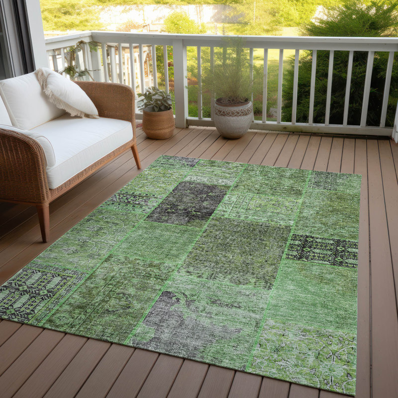 Tapis intérieur / extérieur Maliq, Rectangle 3 pi x 5 pi