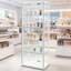 Vitrine en verre Delphinium