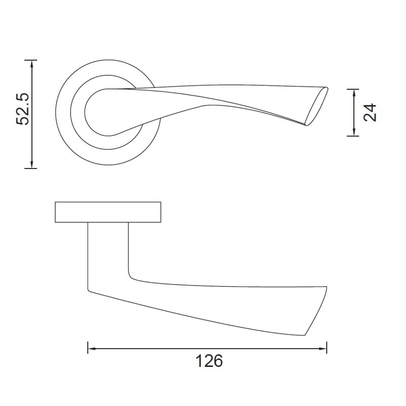  Astrid Design Classic Door Handle