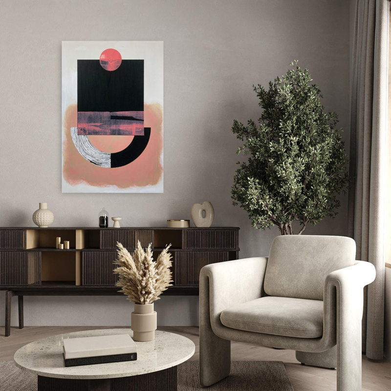 Art contemporain contemporain abstrait, H 36 po x l 24 po