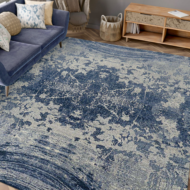 Abstract Area Rug, Rectangle 9' x 12'