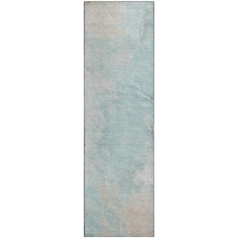 Premium Machine Washable Varasteh AMF1675 Abstract Rug, Runner 2'3" x 7'6"