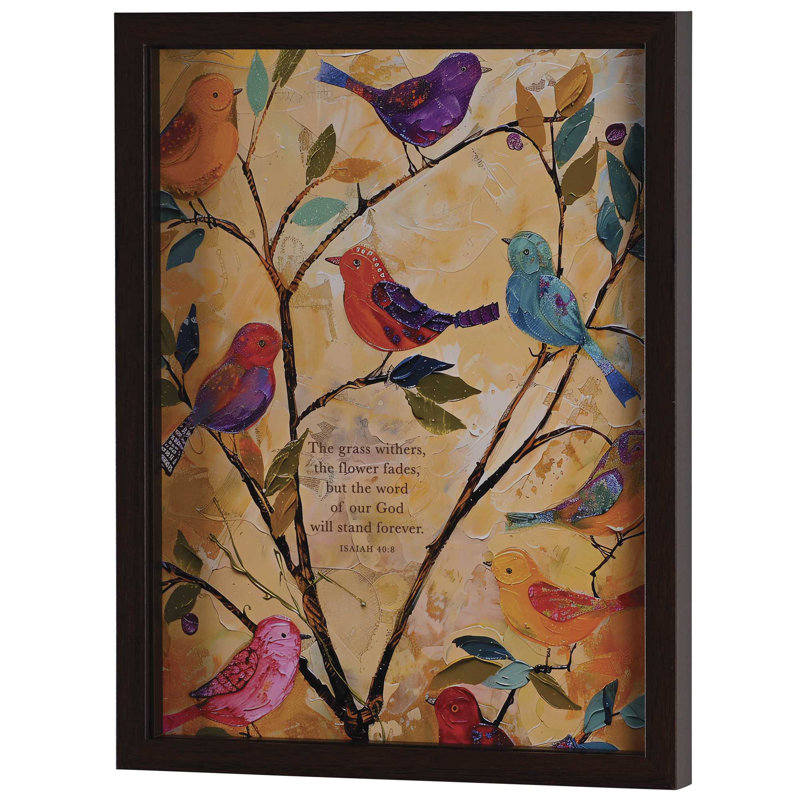 Framed Wall Art Grass Withers Isa. 40:8