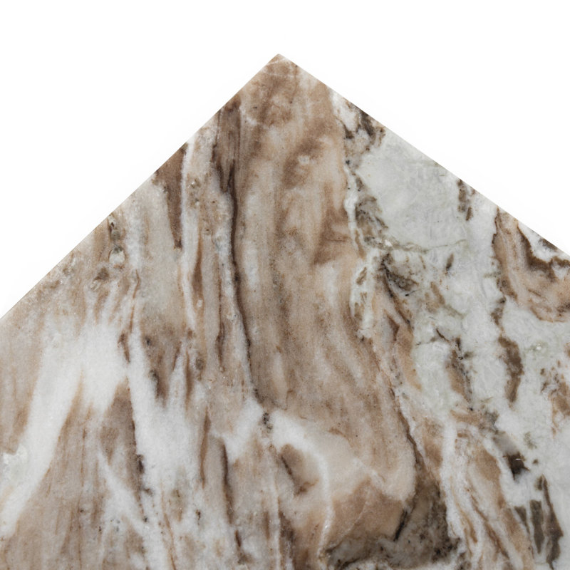 Ellric Decorative Object, Beige Marble