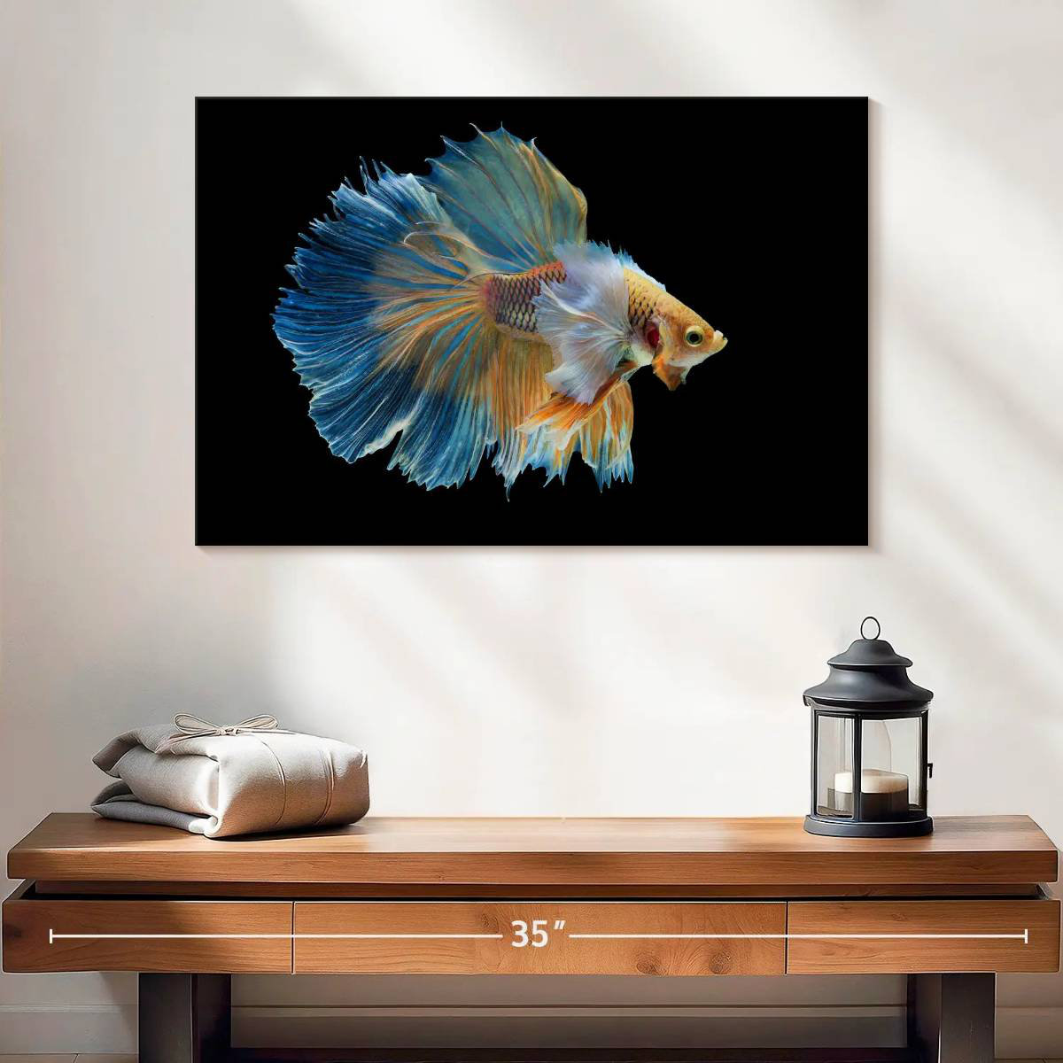 Sublime Standing Fish Ebern Designs Brampt Sublime Fighter Fish | Wayfair