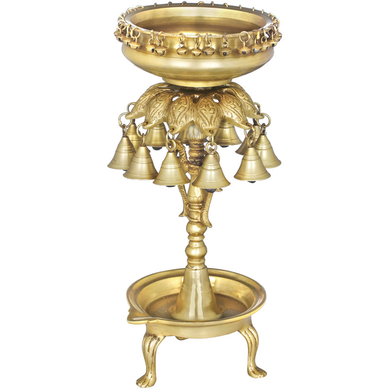 Bougeoir de table en laiton 18 po