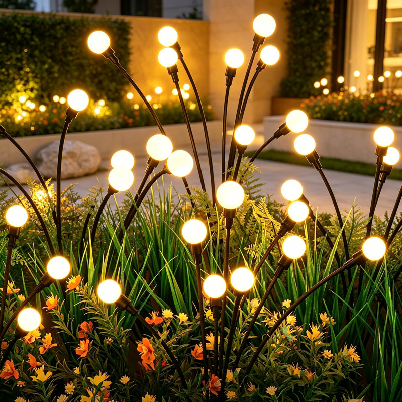 Solar Garden Lights Outdoor, Firefly Swaying Lights, Waterproof Garden Decor For Yard Patio Pathway Lawn, Gardening Gifts For Women Christmas Decoration