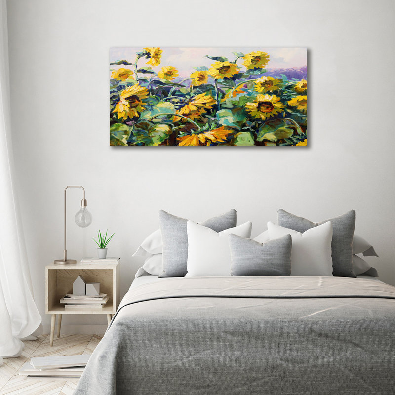 Sunflowers - Wrapped Canvas Print