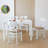 Davron 45.3" Modern Farmhouse Rectangular Wooden Dining Table-1773948113