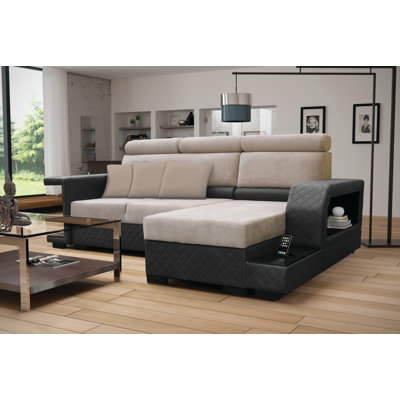 Upholstered L-Shaped Sectional