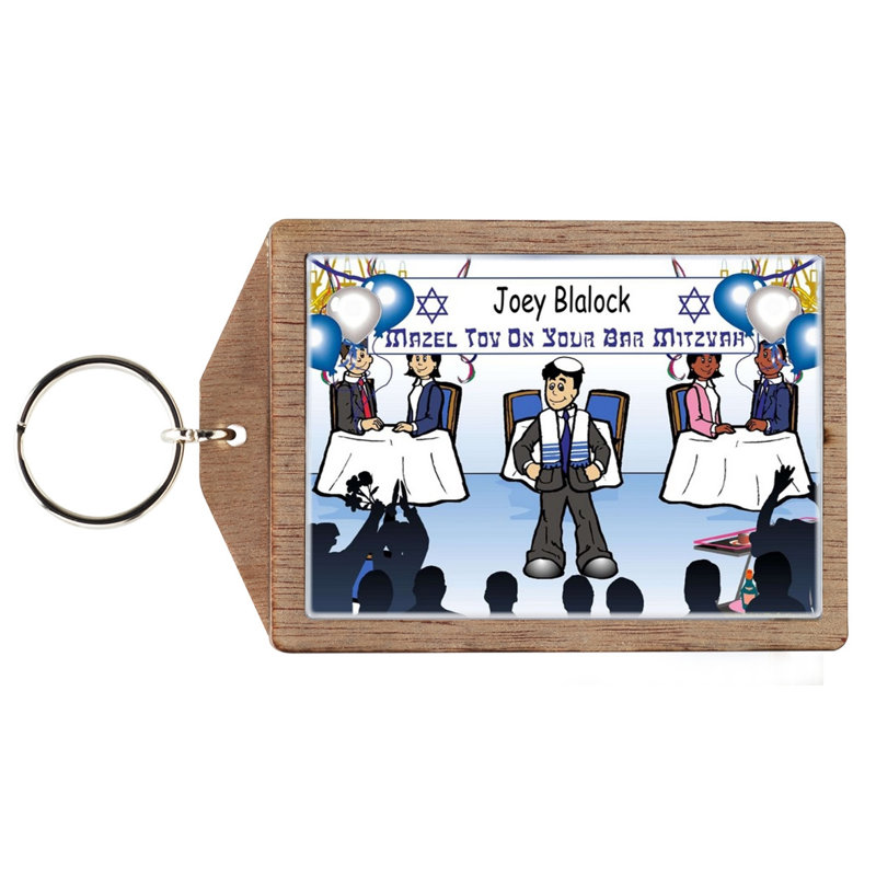 Porte-clés personnalisé Bar Mitzvah
