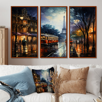 Tamiko - City Paris Wall Art Set
