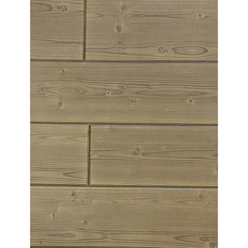 Lames de plafond en polystyrène à coller, imitation bois, 99 cm x 15 cm, Noyer clair