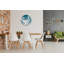 Josmine Glass Wall Clock
