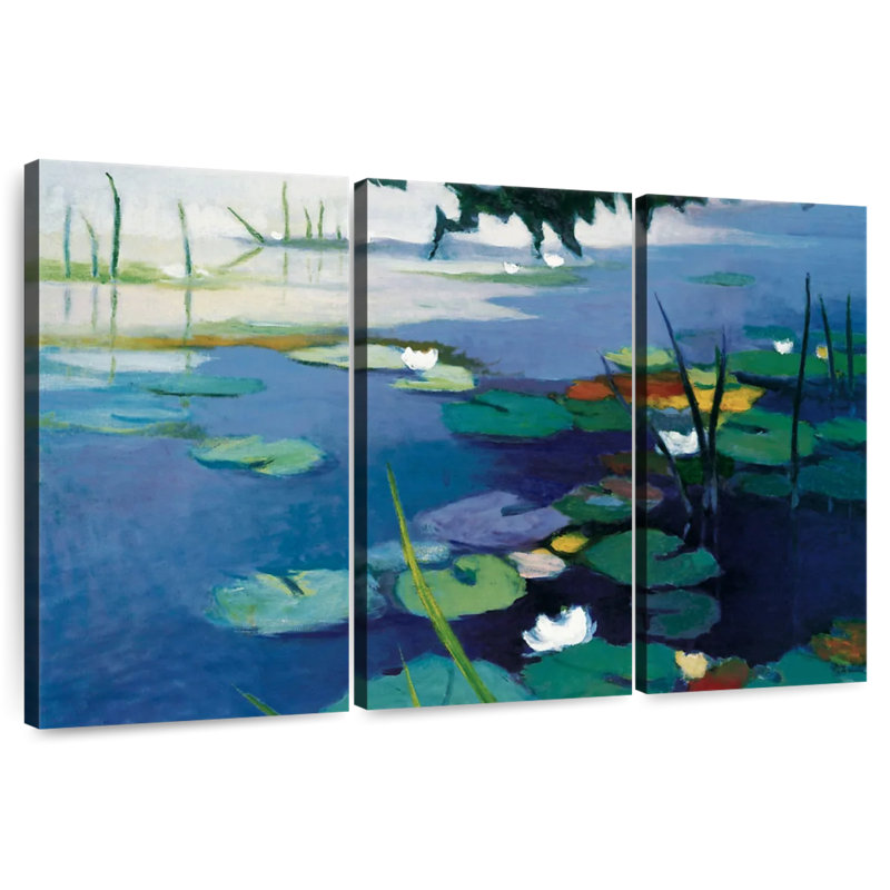 Harnek Enchanting Water Lilies, 24" H x 38" W