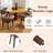 Modern Dining Chairs, Upholstered Teddy Fabric Kitchen Side Chairs With Curved Backrest, Solid Wood Legs For Dining Room, Living Room, Reception-136296921