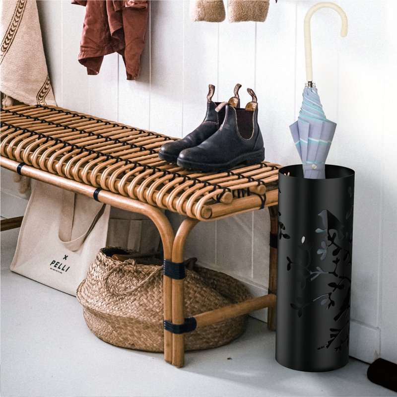 Metal Freestanding Umbrella Stand, Black