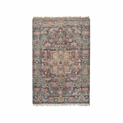 Tapis rectangulaire en laine 2 pi x 3 pi Ronelda