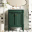 Meuble-lavabo 24 po avec décor élégant - Quincaillerie d'évier moderne-776395852