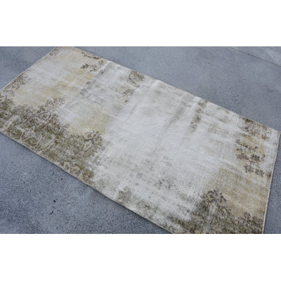 Tapis beige 40,6 x 81,1 po Vintage