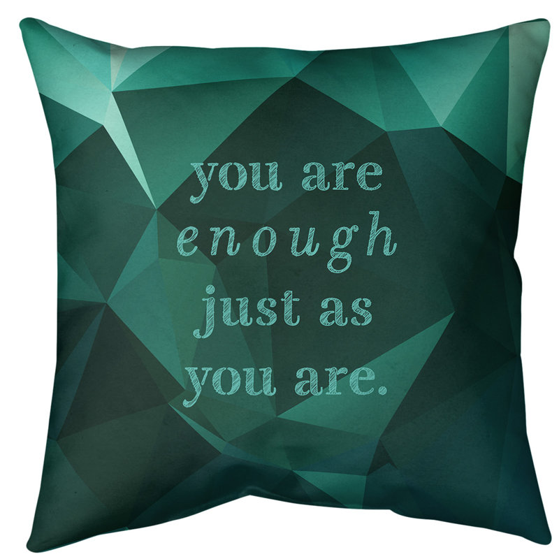 Coussin de sol en pierre précieuse you are so, H 28 po x l 28 po, Vert émeraude