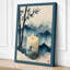 Candlelit Meditation Japandi - Wrapped Canvas-416133029-416133040