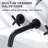 Wall Mounted 2-handle Bathroom Faucet with Drain Assembly-101304221