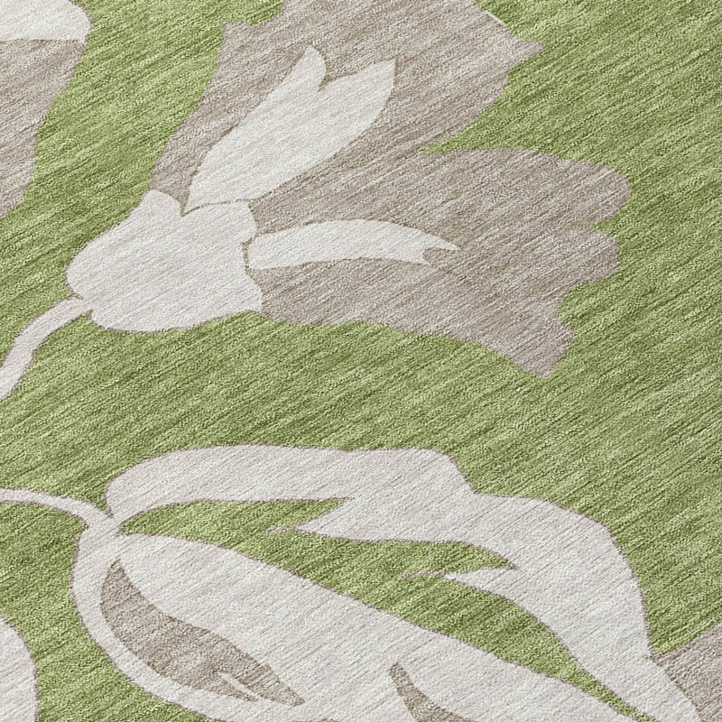 Tapis rond 8 po taupe
