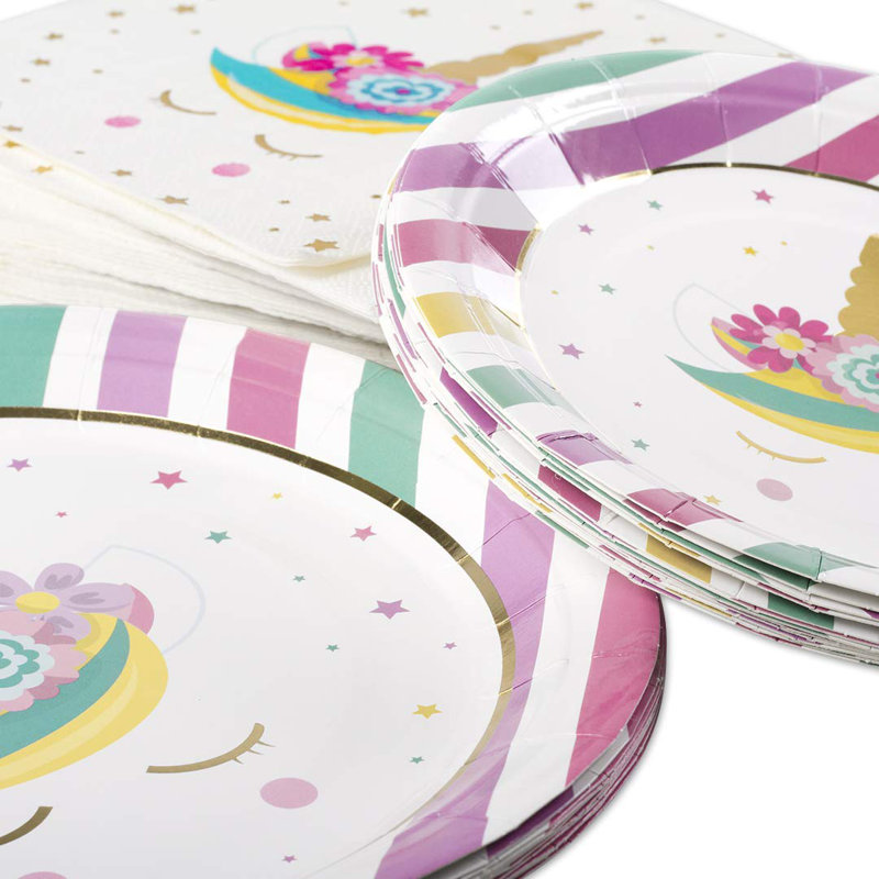 Paper Birthday Party Supplies Kit