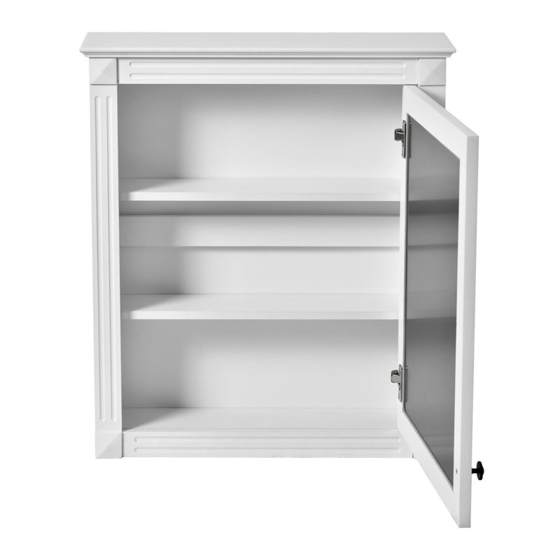 Armoire de rangement murale, armoire à pharmacie, Blanc